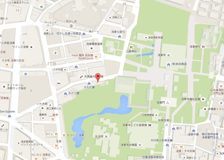浅草 木馬館前・公衆トイレ【地図】